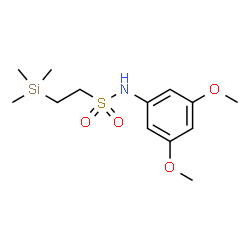 ChemSpider 2D Image | N-(3,5-Dimethoxyphenyl)-2-(trimethylsilyl)ethanesulfonamide | C13H23NO4SSi