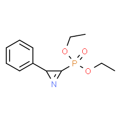 ChemSpider 2D Image | Diethyl (2-phenyl-2H-aziren-3-yl)phosphonate | C12H16NO3P