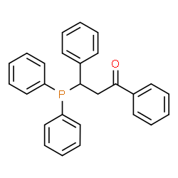 ChemSpider 2D Image | 3-(Diphenylphosphino)-1,3-diphenyl-1-propanone | C27H23OP