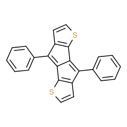 ChemSpider 2D Image | 4,8-Diphenylthieno[2',3':4,5]pentaleno[1,2-b]thiophene | C24H14S2