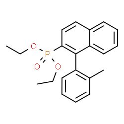 ChemSpider 2D Image | Diethyl [1-(2-methylphenyl)-2-naphthyl]phosphonate | C21H23O3P