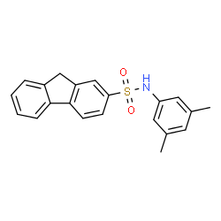 ChemSpider 2D Image | N-(3,5-Dimethylphenyl)-9H-fluorene-2-sulfonamide | C21H19NO2S