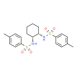 ChemSpider 2D Image | N,N'-(1R,2S)-1,2-Cyclohexanediylbis(4-methylbenzenesulfonamide) | C20H26N2O4S2