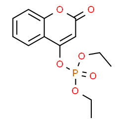 ChemSpider 2D Image | Diethyl 2-oxo-2H-chromen-4-yl phosphate | C13H15O6P
