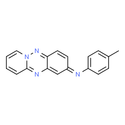 ChemSpider 2D Image | (2E)-N-(4-Methylphenyl)-2H-pyrido[1,2-b][1,2,4]benzotriazin-2-imine | C18H14N4