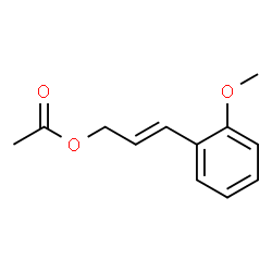 ChemSpider 2D Image | (2E)-3-(2-Methoxyphenyl)-2-propen-1-yl acetate | C12H14O3