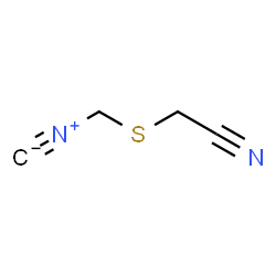 ChemSpider 2D Image | [(Isocyanomethyl)sulfanyl]acetonitrile | C4H4N2S