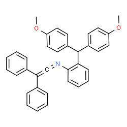 ChemSpider 2D Image | N-{2-[Bis(4-methoxyphenyl)methyl]phenyl}-2,2-diphenylethenimine | C35H29NO2