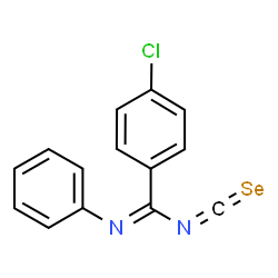 ChemSpider 2D Image | 4-Chloro-N'''-phenylbenzenecarboximidoyl isoselenocyanate | C14H9ClN2Se