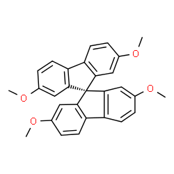 ChemSpider 2D Image | 2,2',7,7'-Tetramethoxy-9,9'-spirobi[fluorene] | C29H24O4
