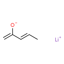 ChemSpider 2D Image | Lithium (3E)-1,3-pentadien-2-olate | C5H7LiO