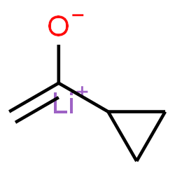 ChemSpider 2D Image | Lithium 1-cyclopropylethenolate | C5H7LiO