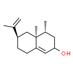 ChemSpider 2D Image | (4R,4aS,6R)-6-Isopropenyl-4,4a-dimethyl-2,3,4,4a,5,6,7,8-octahydro-2-naphthalenol | C15H24O