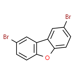 ChemSpider 2D Image | 2,8-dibromodibenzofuran | C12H6Br2O