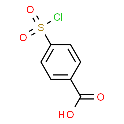 ChemSpider 2D Image | 4-(Chlorosulfonyl)benzoic acid | C7H5ClO4S