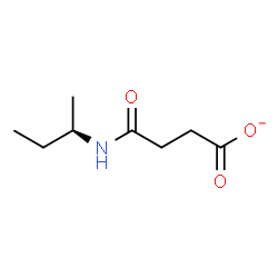 ChemSpider 2D Image | 4-[(2R)-2-Butanylamino]-4-oxobutanoate | C8H14NO3