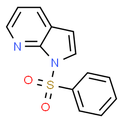 ChemSpider 2D Image | N-Benzenesulfonyl-7-azaindole | C13H10N2O2S