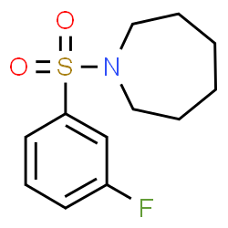 ChemSpider 2D Image | 1-[(3-Fluorophenyl)sulfonyl]azepane | C12H16FNO2S