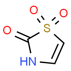ChemSpider 2D Image | 1,3-Thiazol-2(3H)-one 1,1-dioxide | C3H3NO3S