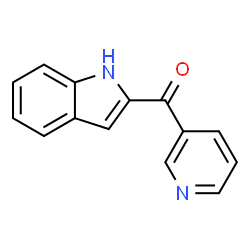 ChemSpider 2D Image | 1H-Indol-2-yl-3-pyridinylmethanone | C14H10N2O