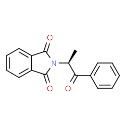 ChemSpider 2D Image | 2-[(2S)-1-Oxo-1-phenyl-2-propanyl]-1H-isoindole-1,3(2H)-dione | C17H13NO3