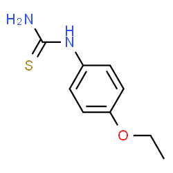 ChemSpider 2D Image | (4-Ethoxy-phenyl)-thiourea | C9H12N2OS