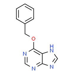 ChemSpider 2D Image | 6-Benzyloxypurine | C12H10N4O