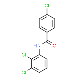 ChemSpider 2D Image | 2',3',4-TRICHLOROBENZANILIDE | C13H8Cl3NO
