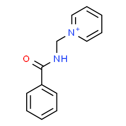 ChemSpider 2D Image | 1-[(Benzoylamino)methyl]pyridinium | C13H13N2O