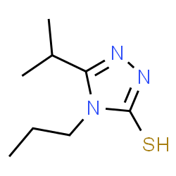 ChemSpider 2D Image | 5-Isopropyl-4-propyl-2,4-dihydro-3H-1,2,4-triazole-3-thione | C8H15N3S