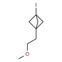 ChemSpider 2D Image | 1-Iodo-3-(2-methoxyethyl)bicyclo[1.1.1]pentane | C8H13IO