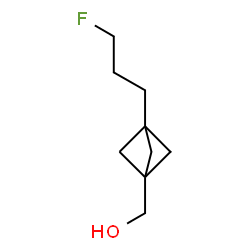 ChemSpider 2D Image | [3-(3-Fluoropropyl)bicyclo[1.1.1]pent-1-yl]methanol | C9H15FO