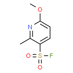 ChemSpider 2D Image | 6-Methoxy-2-methyl-3-pyridinesulfonyl fluoride | C7H8FNO3S