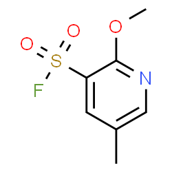 ChemSpider 2D Image | 2-Methoxy-5-methyl-3-pyridinesulfonyl fluoride | C7H8FNO3S