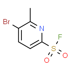 ChemSpider 2D Image | 5-Bromo-6-methyl-2-pyridinesulfonyl fluoride | C6H5BrFNO2S