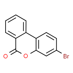 ChemSpider 2D Image | 3-Bromo-6H-benzo[c]chromen-6-one | C13H7BrO2