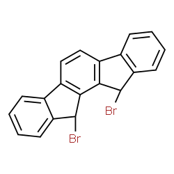 ChemSpider 2D Image | 11,12-Dibromo-11,12-dihydroindeno[2,1-a]fluorene | C20H12Br2