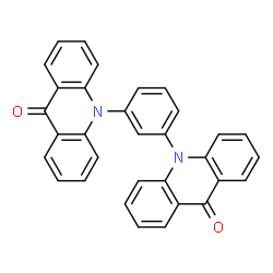 ChemSpider 2D Image | 10,10'-(1,3-Phenylene)di(9(10H)-acridinone) | C32H20N2O2
