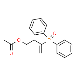 ChemSpider 2D Image | 3-(Diphenylphosphoryl)-3-buten-1-yl acetate | C18H19O3P