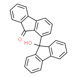 ChemSpider 2D Image | 9'-Hydroxy-9H,9'H-1,9'-bifluoren-9-one | C26H16O2