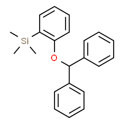 ChemSpider 2D Image | [2-(Diphenylmethoxy)phenyl](trimethyl)silane | C22H24OSi