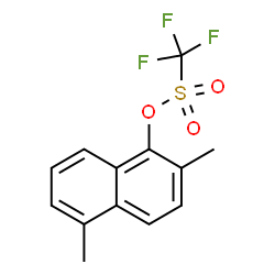 ChemSpider 2D Image | 2,5-Dimethyl-1-naphthyl trifluoromethanesulfonate | C13H11F3O3S