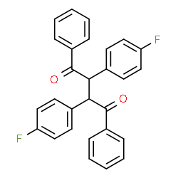 ChemSpider 2D Image | 2,3-Bis(4-fluorophenyl)-1,4-diphenyl-1,4-butanedione | C28H20F2O2