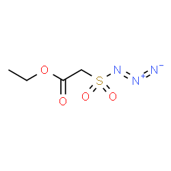ChemSpider 2D Image | 3-[(2-Ethoxy-2-oxoethyl)sulfonyl]-1,2-triazadien-2-ium-1-ide | C4H7N3O4S