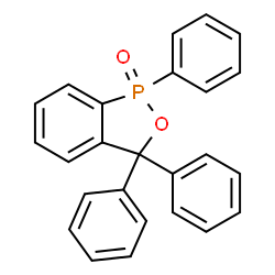 ChemSpider 2D Image | 1,3,3-Triphenyl-1,3-dihydro-2,1-benzoxaphosphole 1-oxide | C25H19O2P