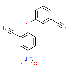 ChemSpider 2D Image | 2-(3-Cyanophenoxy)-5-nitrobenzonitrile | C14H7N3O3