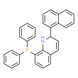 ChemSpider 2D Image | 8-(Diphenylphosphino)-2-(1-naphthyl)-1,2-dihydroquinoline | C31H24NP