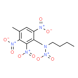 ChemSpider 2D Image | N-Butyl-4-methyl-N,2,3,6-tetranitroaniline | C11H13N5O8