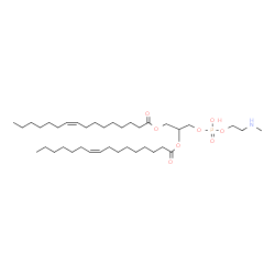 ChemSpider 2D Image | 9-[(9Z)-9-Hexadecenoyloxy]-6-hydroxy-6-oxido-5,7-dioxa-2-aza-6lambda~5~-phosphadecan-10-yl (9Z)-9-hexadecenoate | C38H72NO8P