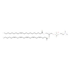 ChemSpider 2D Image | (22Z)-6-Hydroxy-2-methyl-6-oxido-12-oxo-5,7,11-trioxa-2-aza-6lambda~5~-phosphahentriacont-22-en-9-yl (4Z,7Z,10Z,13Z,16Z)-4,7,10,13,16-docosapentaenoate | C49H86NO8P